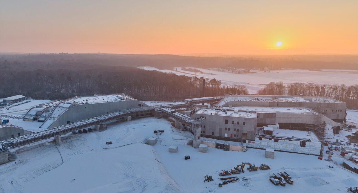 Architektur im Winterkleid